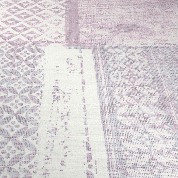 Papel Pintado ETNO MORADO/BLANCO - 2