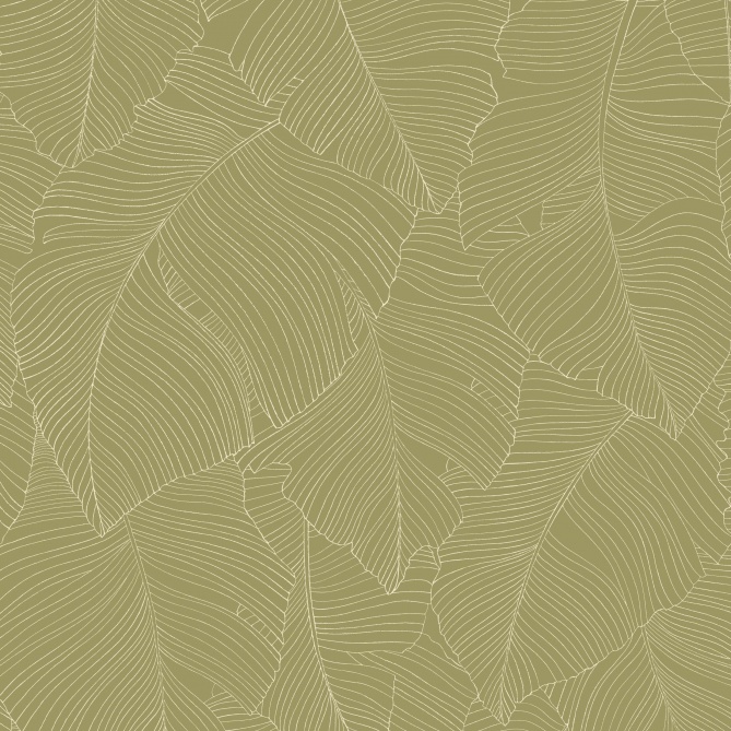 Papel Pintado Muro vegetal con hojas - SAKAKA 04 | MURAKE - 879674