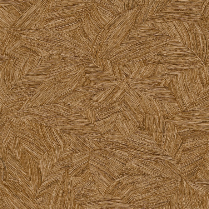 Papel Pintado Hojas sobre imitación textura - NAYRÁN 04 | MURAKE - 879684