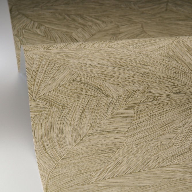 Papel Pintado Hojas sobre imitación textura - NAYRÁN 05 | MURAKE - 879685