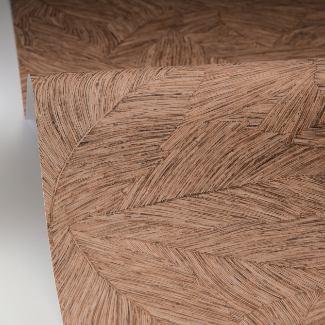 Papel Pintado Hojas sobre imitación textura - NAYRÁN 04 | MURAKE - 879684
