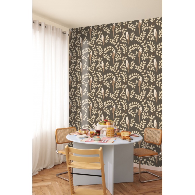 Papel Pintado Cacatúas encaramadas en ramas - DIRIYAH 06 | MURAKE - 879696