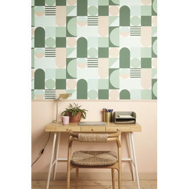 Papel Pintado Juego de formas - KOBHAR 01 | MURAKE - 879781