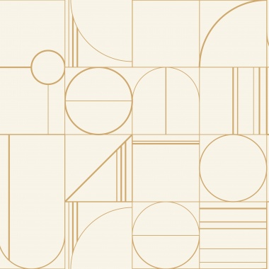 Papel Pintado Formas geométricas redondeadas - DAWADIMI 01 | MURAKE - 879791