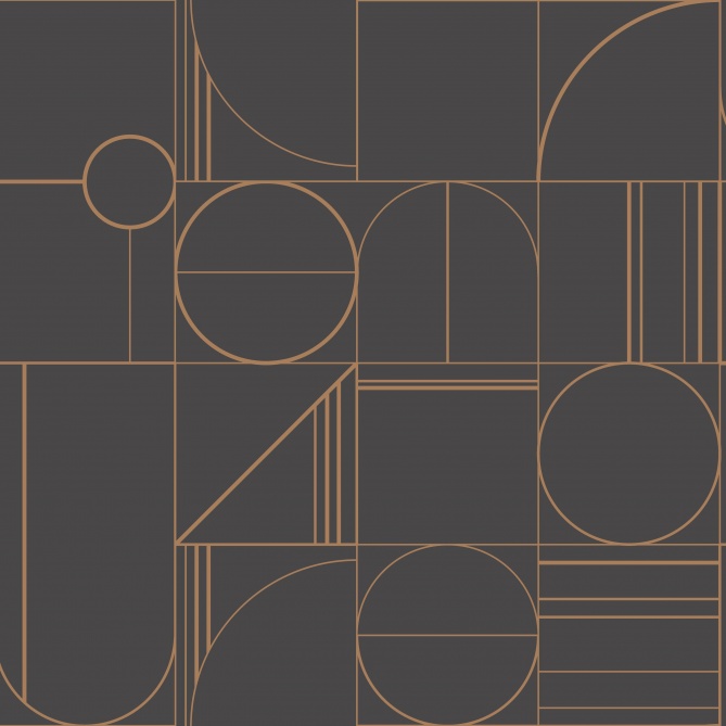 Papel Pintado Formas geométricas redondeadas - DAWADIMI 03 | MURAKE - 879793