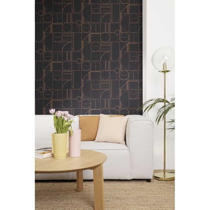 Papel Pintado Formas geométricas redondeadas - DAWADIMI 03 | MURAKE - 879793