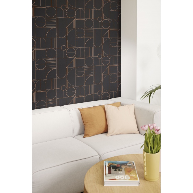 Papel Pintado Formas geométricas redondeadas - DAWADIMI 03 | MURAKE - 879793