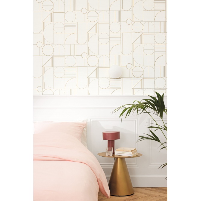 Papel Pintado Formas geométricas redondeadas - DAWADIMI 01 | MURAKE - 879791