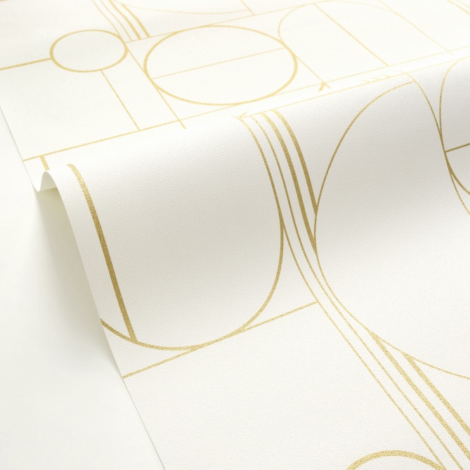 Papel Pintado Formas geométricas redondeadas - DAWADIMI 01 | MURAKE - 879791