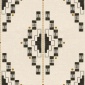 Papel pintado geométrico étnico antracita - QUIPU 04 | MURAKE - 101492
