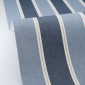 Papel pintado de rayas azul denim y oro - RIVEL 04 | MURAKE - 879922
