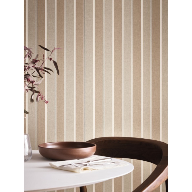 Papel pintado de rayas topo y oro - RIVEL 02 | MURAKE - 879920