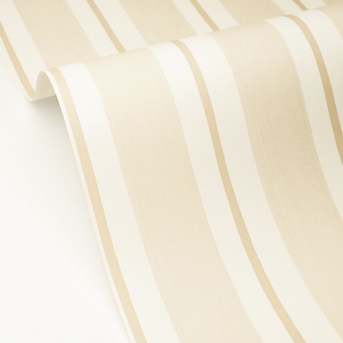 Papel pintado de rayas acuarela beige - LIVANA 01 | MURAKE - 879925