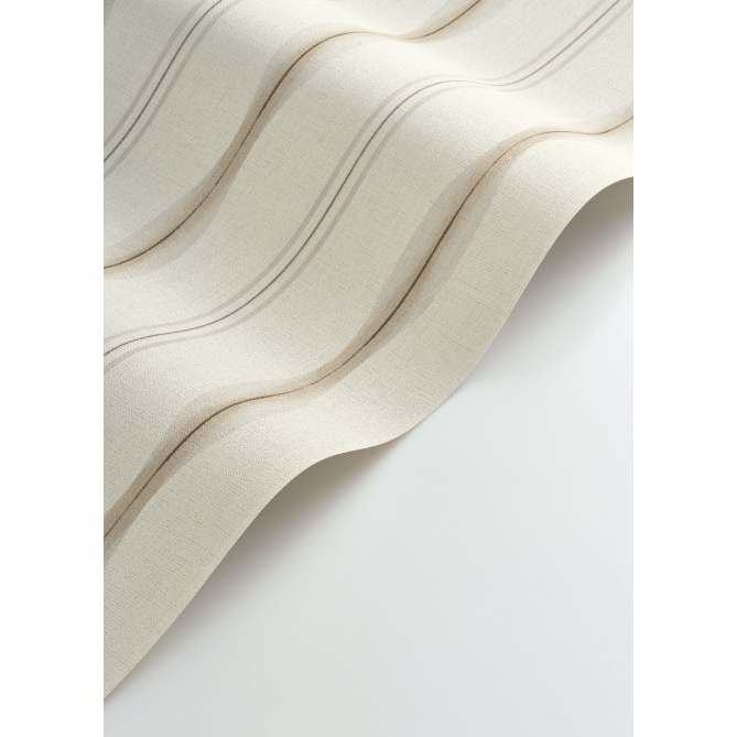 Papel pintado de rayas blanco tiza TALVA 01 | Murake - 879928