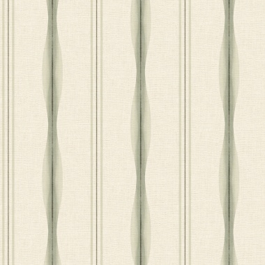 Papel pintado de rayas verde salvia TALVA 03 | Murake - 879930