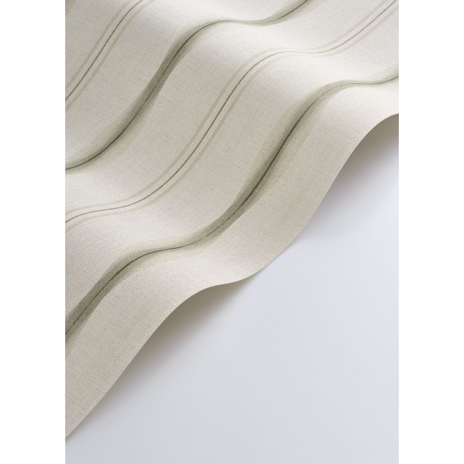 Papel pintado de rayas verde salvia TALVA 03 | Murake - 879930