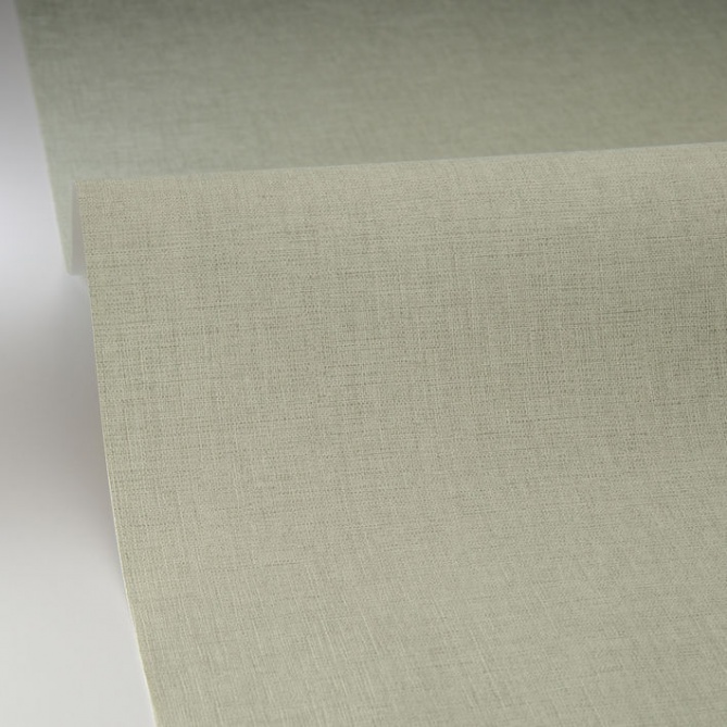 Papel pintado liso verde eucalipto LINOA 60 | Murake - 879990