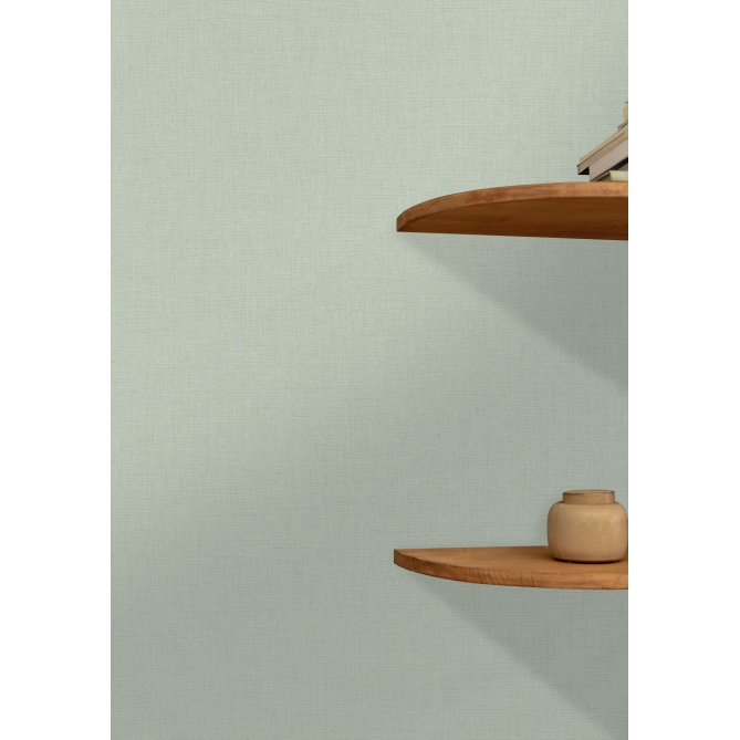 Papel pintado liso verde almendra LINOA 56 | Murake - 879986
