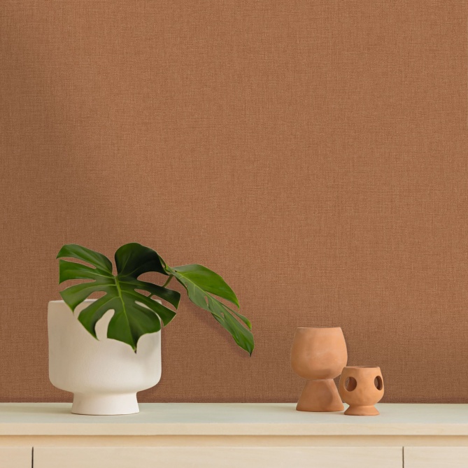 Papel pintado liso siena LINOA 42 | Murake - 879972