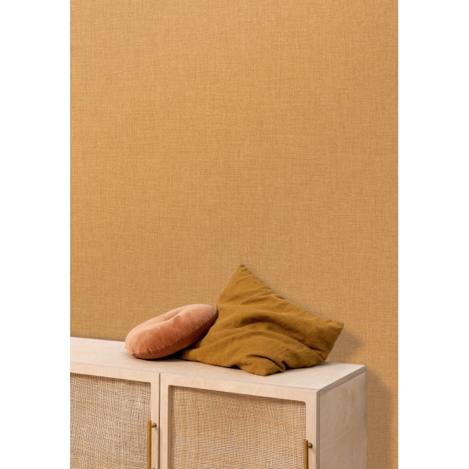 Papel pintado liso ocre LINOA 34 | Murake - 879964
