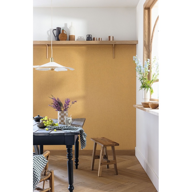 Papel pintado liso ámbar LINOA 29 | Murake - 879959