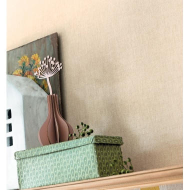 Papel pintado liso beige oscuro LINOA 92 | Murake - 880039