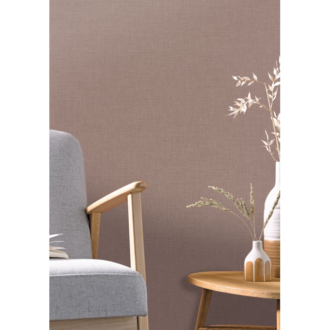 Papel pintado liso praliné LINOA 108 | Murake - 880055