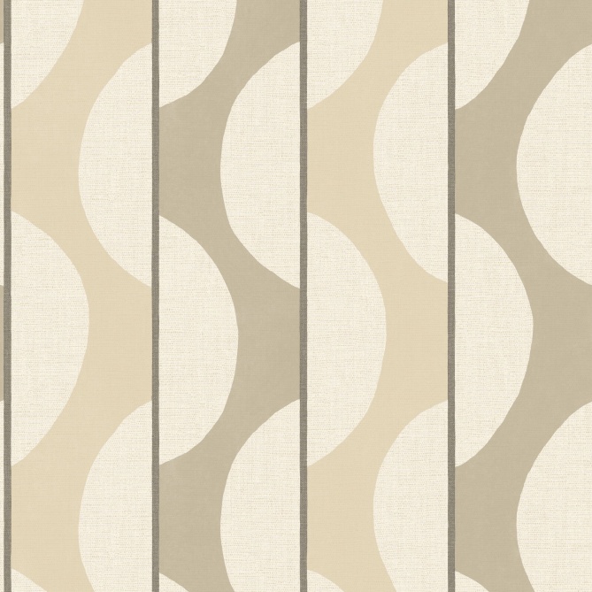Papel pintado rayas beige arena ZELVA 01 | Murake - 880015