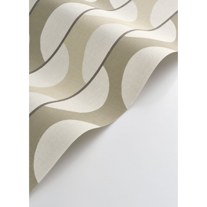 Papel pintado rayas beige arena ZELVA 01 | Murake - 880015