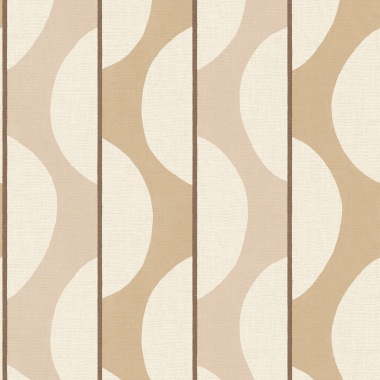 Papel pintado rayas rosa nude ZELVA 02 | Murake - 880016