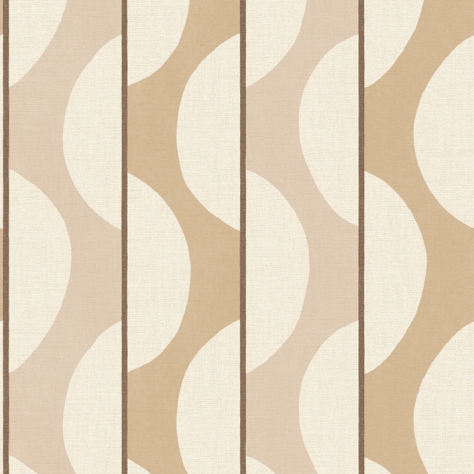 Papel pintado rayas rosa nude ZELVA 02 | Murake - 880016