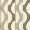 Papel pintado rayas verde salvia ZELVA 03 | Murake - 880017