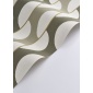Papel pintado rayas verde salvia ZELVA 03 | Murake - 880017