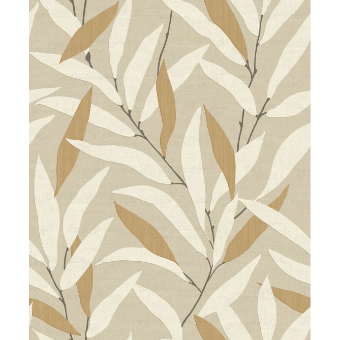 Papel pintado vegetal beige lino NAORI 02 | Murake - 880020