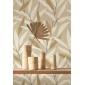 Papel pintado vegetal beige lino NAORI 02 | Murake - 880020
