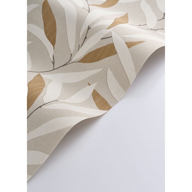 Papel pintado vegetal beige lino NAORI 02 | Murake - 880020