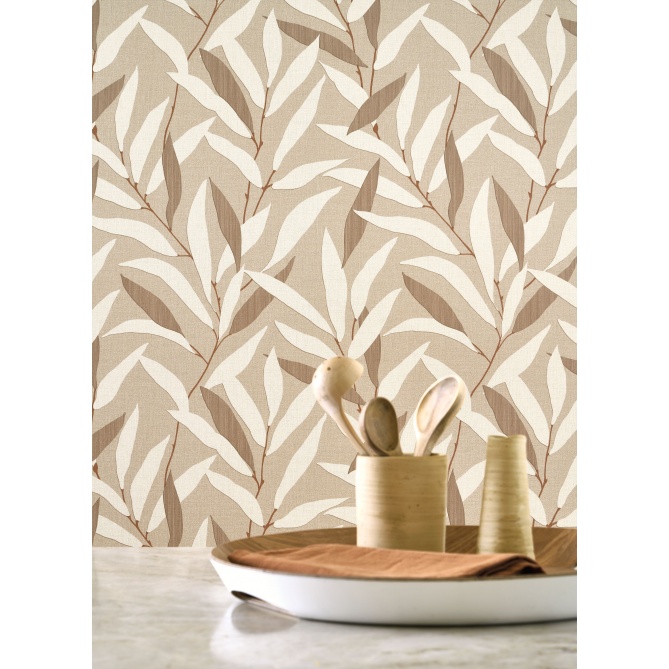 Papel pintado vegetal capuchino NAORI 03 | Murake - 880021
