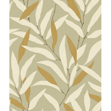 Papel pintado vegetal verde salvia NAORI 04 | Murake - 880022