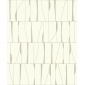 Papel pintado geométrico blanco tiza SAYRA 01 | Murake - 880027