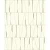Papel pintado geométrico blanco tiza SAYRA 01 | Murake - 880027