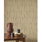 Papel pintado geométrico beige lino SAYRA 03 | Murake - 880029