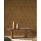 Papel pintado geométrico beige coñac SAYRA 04 | Murake - 880030
