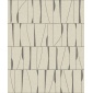 Papel pintado geométrico negro carbón SAYRA 05 | Murake - 880031
