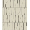 Papel pintado geométrico negro carbón SAYRA 05 | Murake - 880031