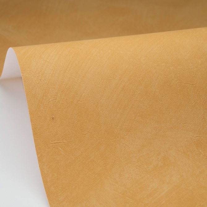 Papel pintado efecto cal ocre - CALIZA 24 | MURAKE - 880177