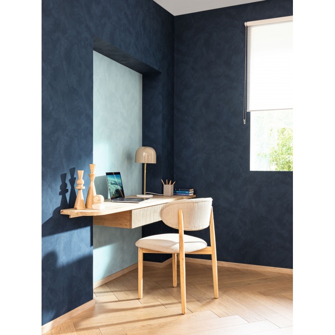 Papel pintado efecto cal azul cielo - CALIZA 29 | MURAKE - 880182