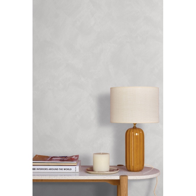 Papel pintado efecto cal gris guijarro - CALIZA 41 | MURAKE - 880194