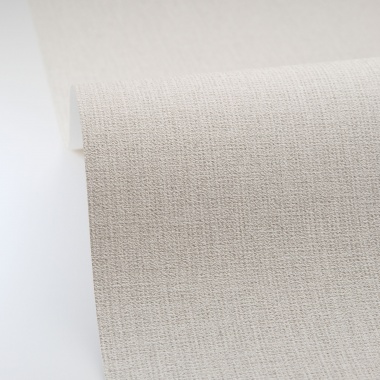 Papel pintado efecto fibra natural gris ratón - YUTARA 80 | MURAKE - 880399