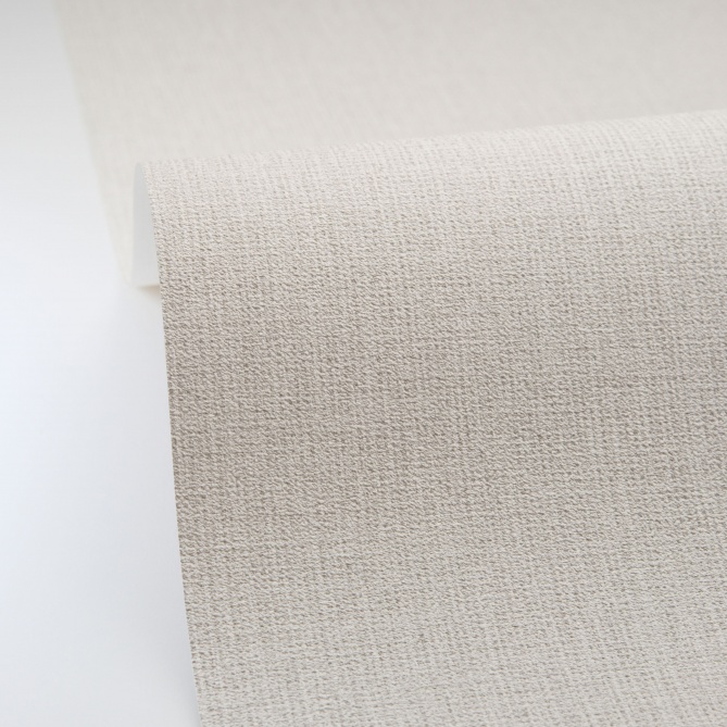 Papel pintado efecto fibra natural gris ratón - YUTARA 80 | MURAKE - 880399