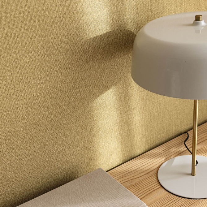 Papel pintado efecto fibra natural verde oliva - YUTARA 74 | MURAKE - 880393